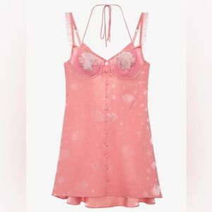 For Love and Lemons - Seashell Slip Dress - L